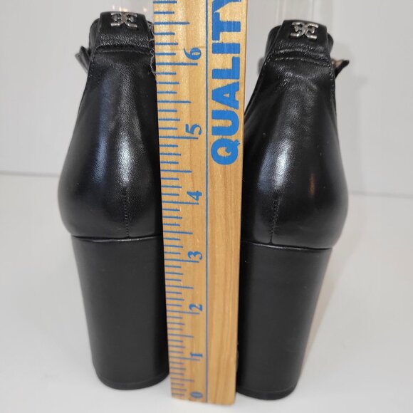 Sam Edelman Odila Sandal Black Leather Shoe Women's Size 7.5 - Picture 6 of 9